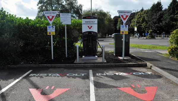 Electric vehicle charger Mid Devon Council