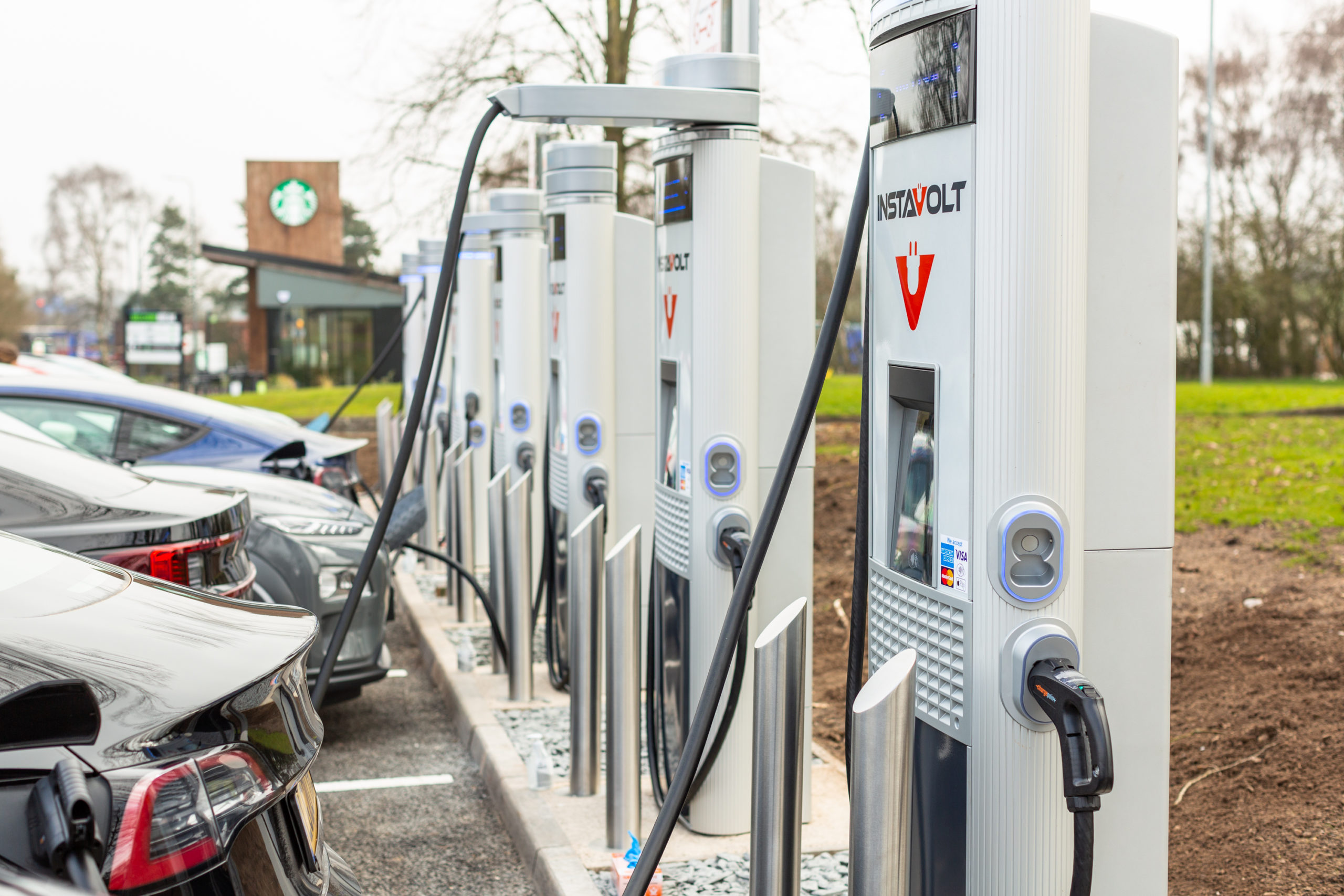 InstaVolt rapid chargers Corley Services