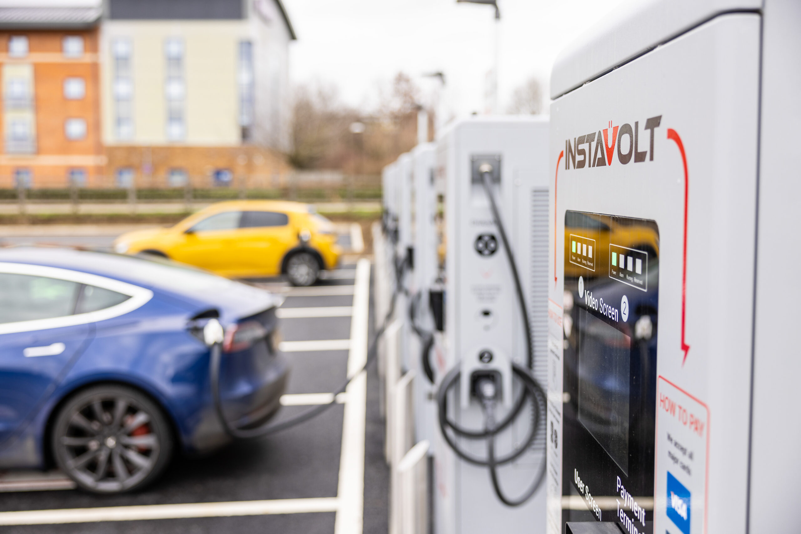 InstaVolt rapid electric vehicle charging stations