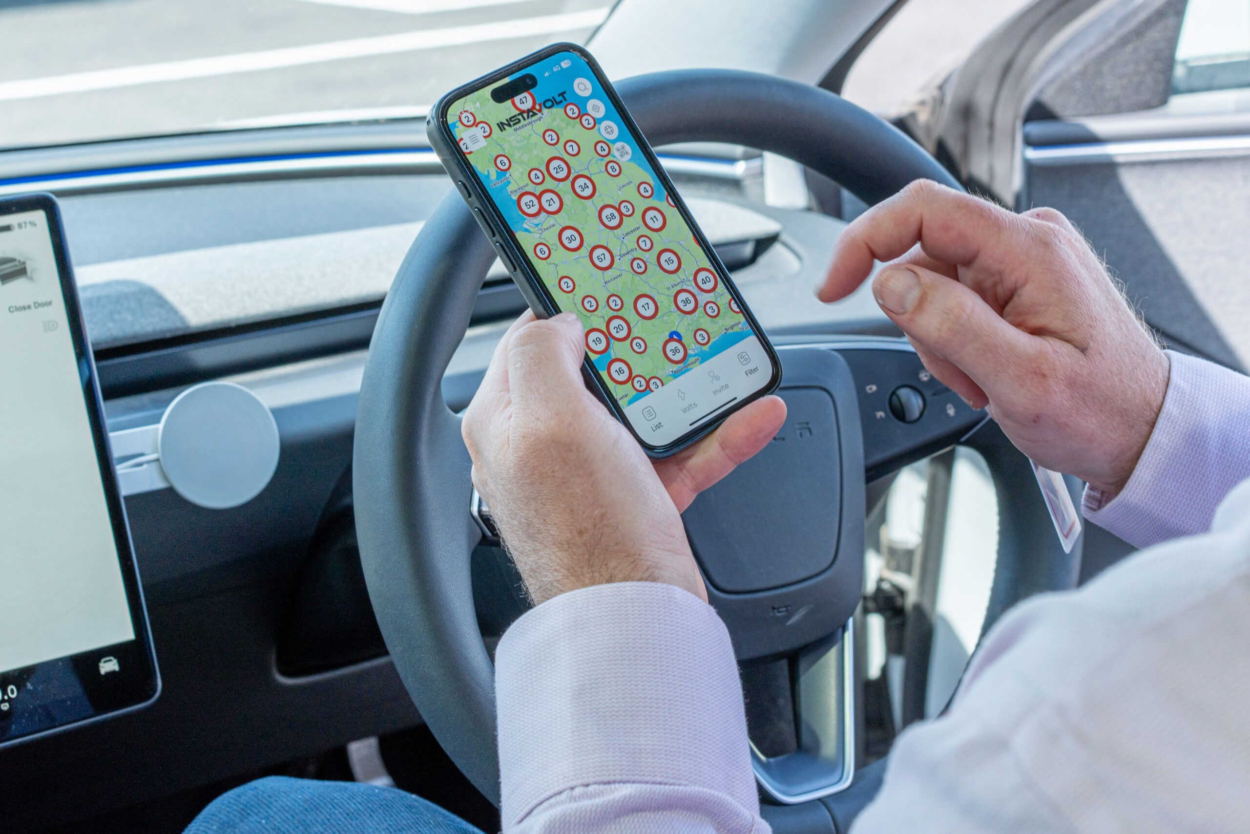 InstaVolt EV ultra-rapid charger App