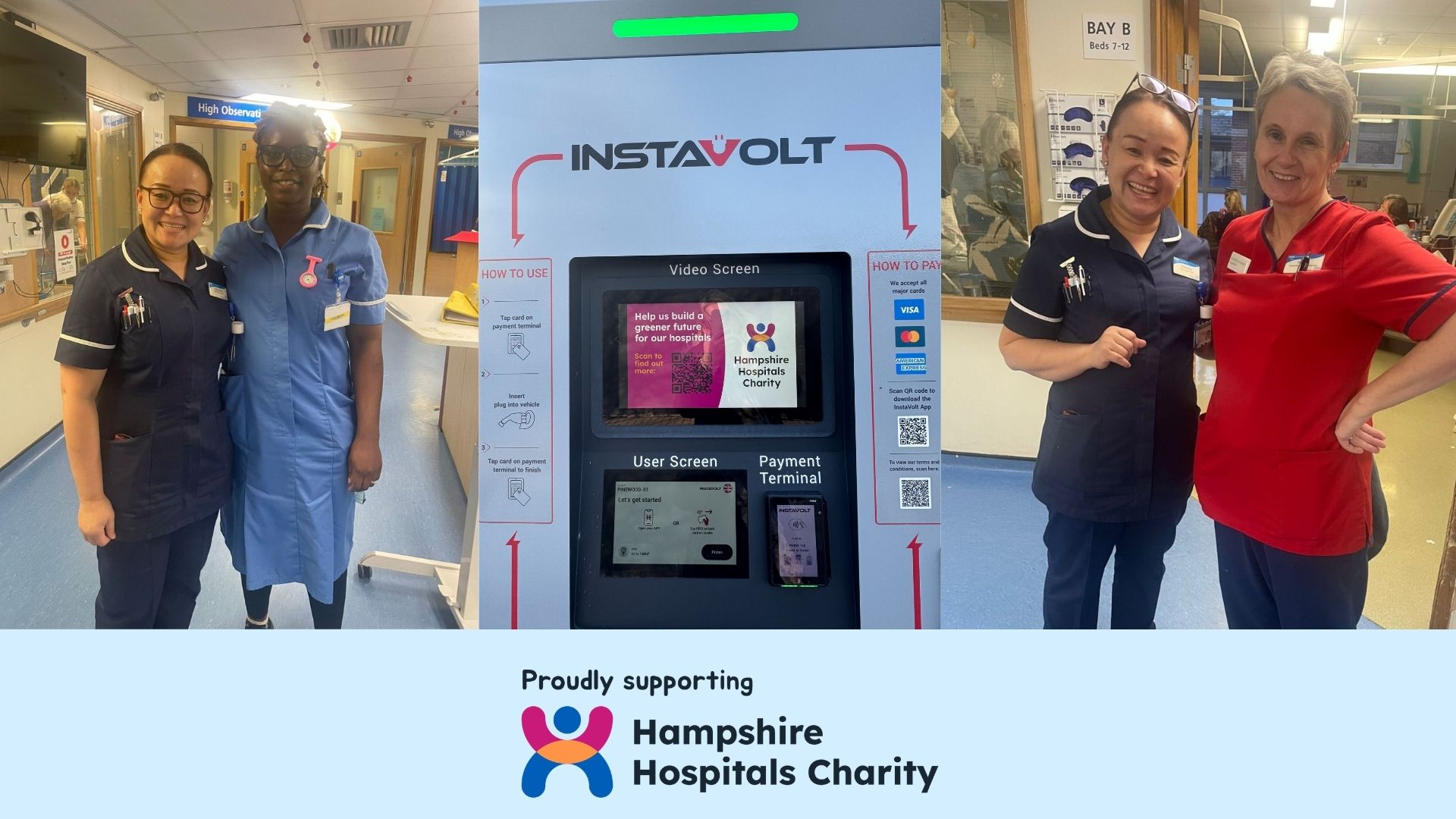 Hampshire hospitals supported by InstaVolt